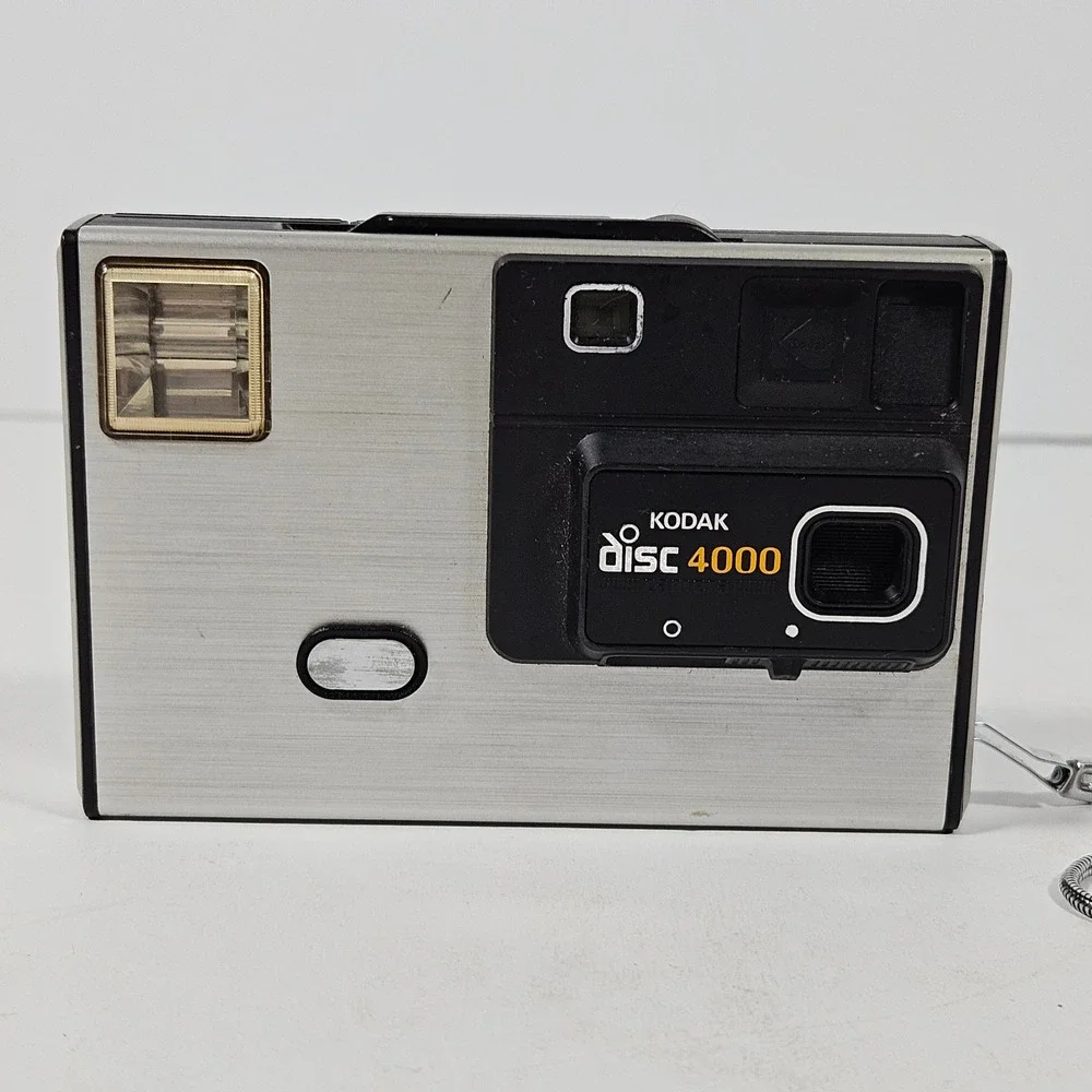 Vintage Kodak 3 Camera Lot 1 Instamatic 100 & 2 Disc 4000 Retro Film Cameras